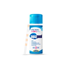 Fita Teste Aquapool 5 em 1 com 25 Unidades