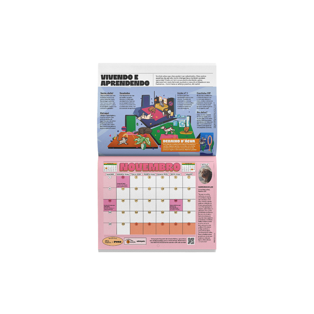 Calendário 2026 - O Incrível Mundo dos Pets