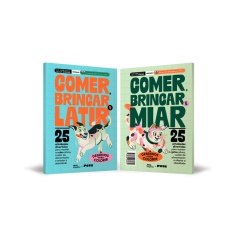 Livro Duplo Comer, Brincar e Latir/Comer, Brincar e Miar