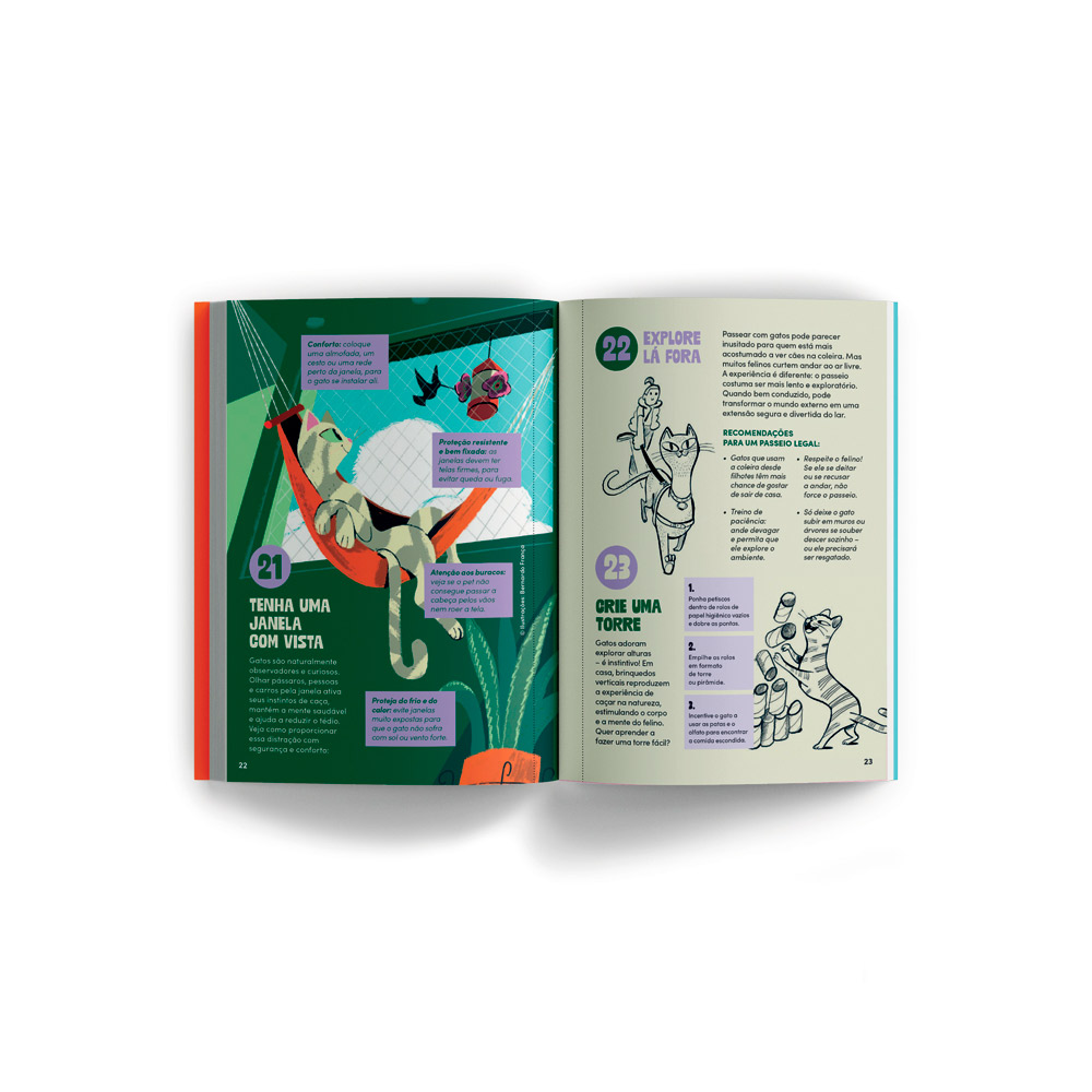 Livro Duplo Comer, Brincar e Latir/Comer, Brincar e Miar