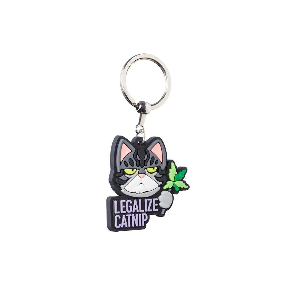 Chaveiro Cansei de Ser Gato Legalize Catnip