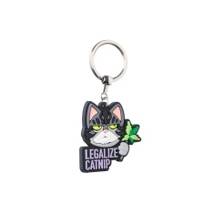 Chaveiro Cansei de Ser Gato Legalize Catnip