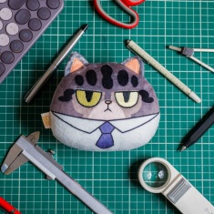 Brinquedo Cansei de Ser Gato Chico de Pelúcia