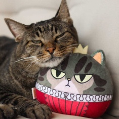 Brinquedo Cansei de Ser Gato Madalena de Pelúcia