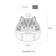 Brinquedo Cansei de Ser Gato Tião de Pelúcia
