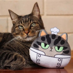 Brinquedo Cansei de Ser Gato Tião de Pelúcia