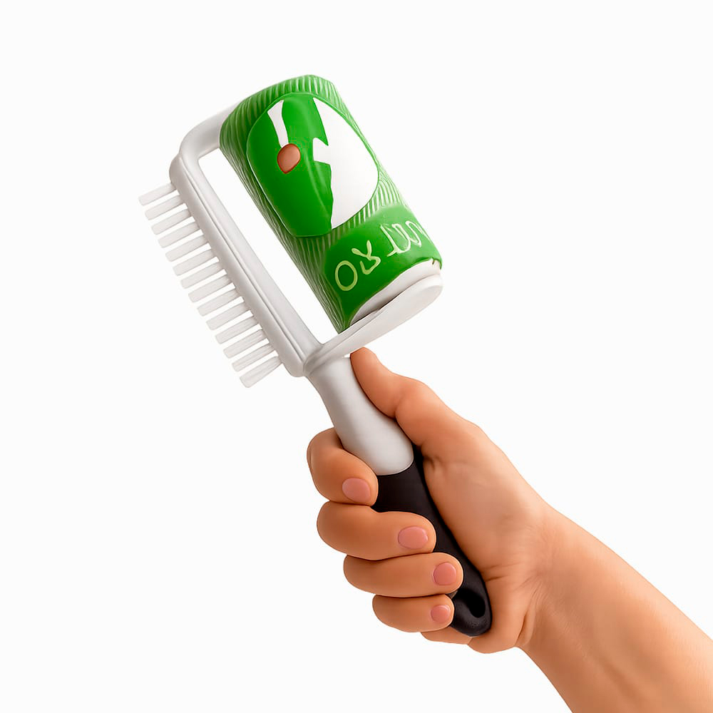 Escova Tira Pelos Savana 2 em 1 para Cães e Gatos