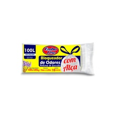 Saco de Lixo Embalixo Perfumado com Alça 100 L - 10 Unidades