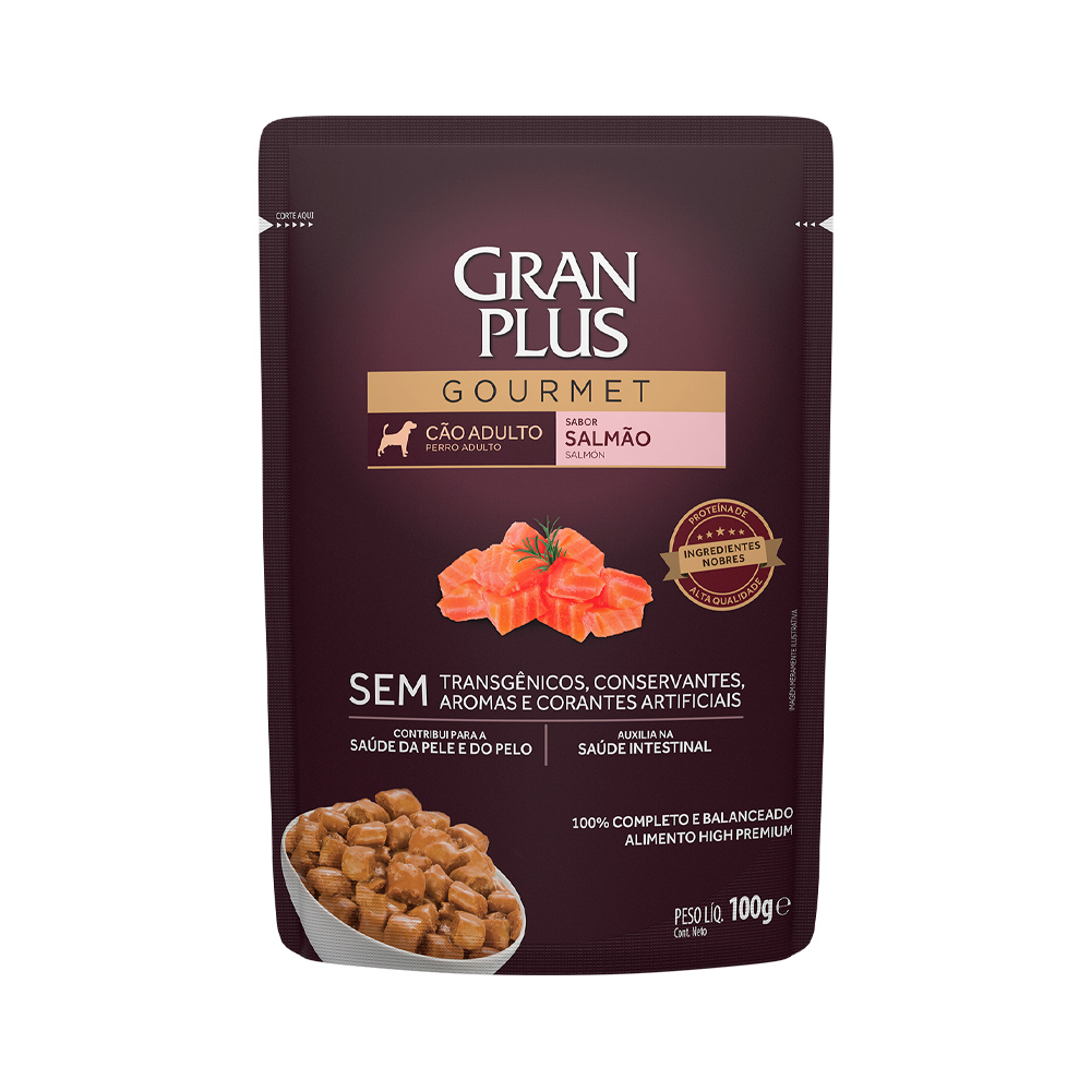 Ração GranPlus Gourmet para Cães Adultos de Porte Mini Sabor Ovelha e Arroz